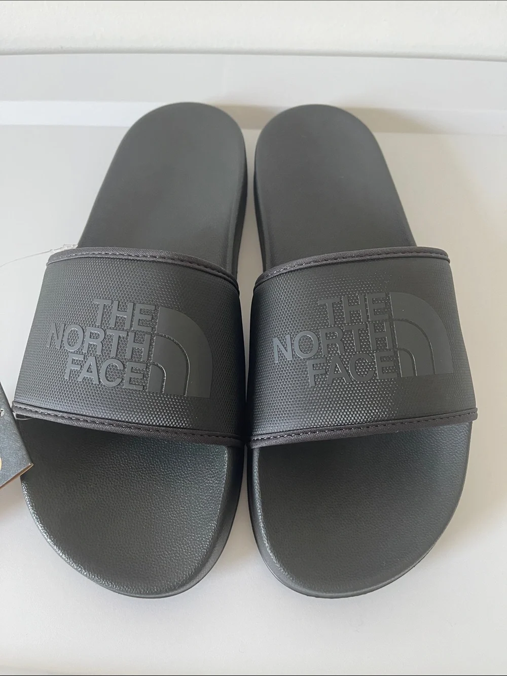 The North Face Men's Slide Sandals with Embossed Logo